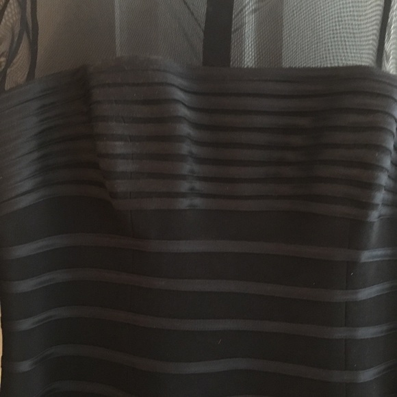 Black tie evening dress. See through bodice. - Picture 3 of 7